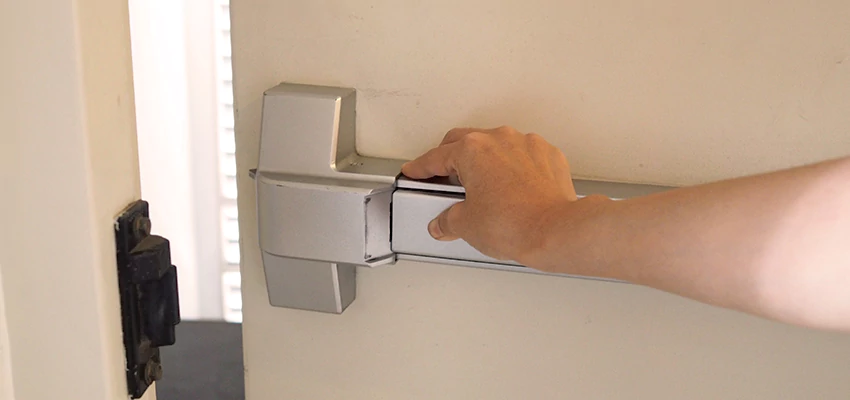 Roller Gate Panic Bar Installation in Kensington, California